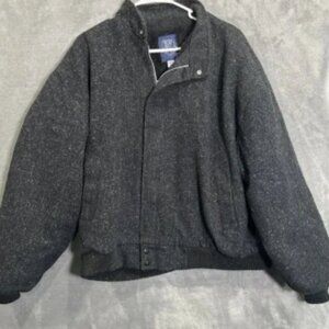 Vtg Polo Club Manhattan Bomber Jacket Full Zip Insulated Made In USA Size 2X 90s